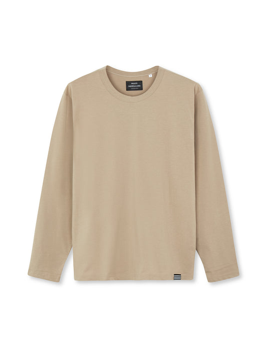 Mads Nørgaard Organic Thor Tee LS in Cub