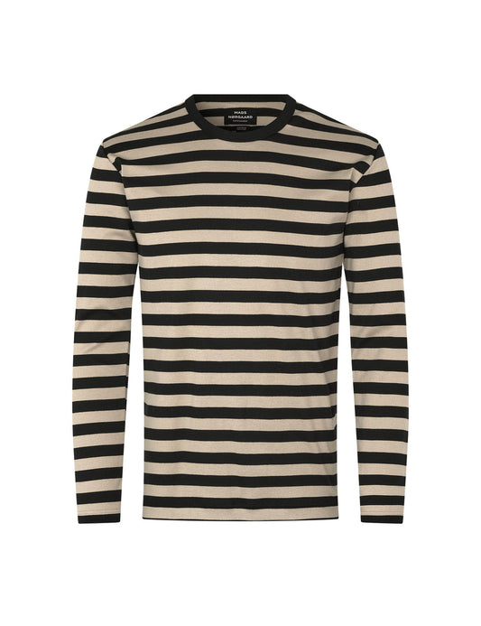 MADS NØRGAARD Midi Rib Tobias Tee LS