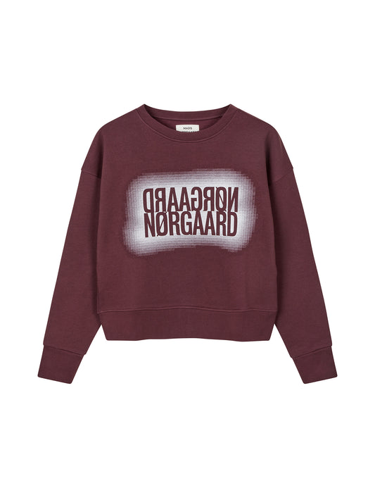 Mads Nørgaard Mad Nörgaard Tilvina Sweatshirt Organic Sweat in Sassafras