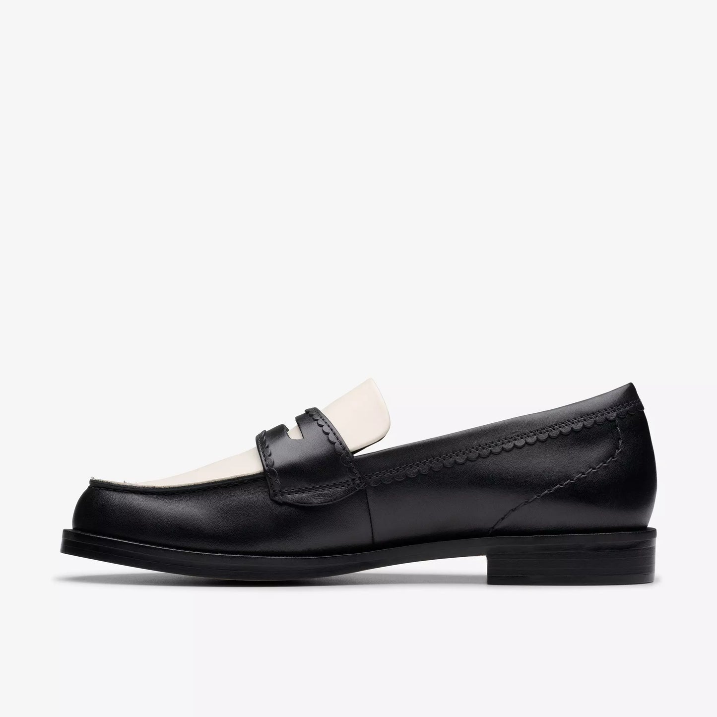 Clarks Straven Edge Black Combi Lea
