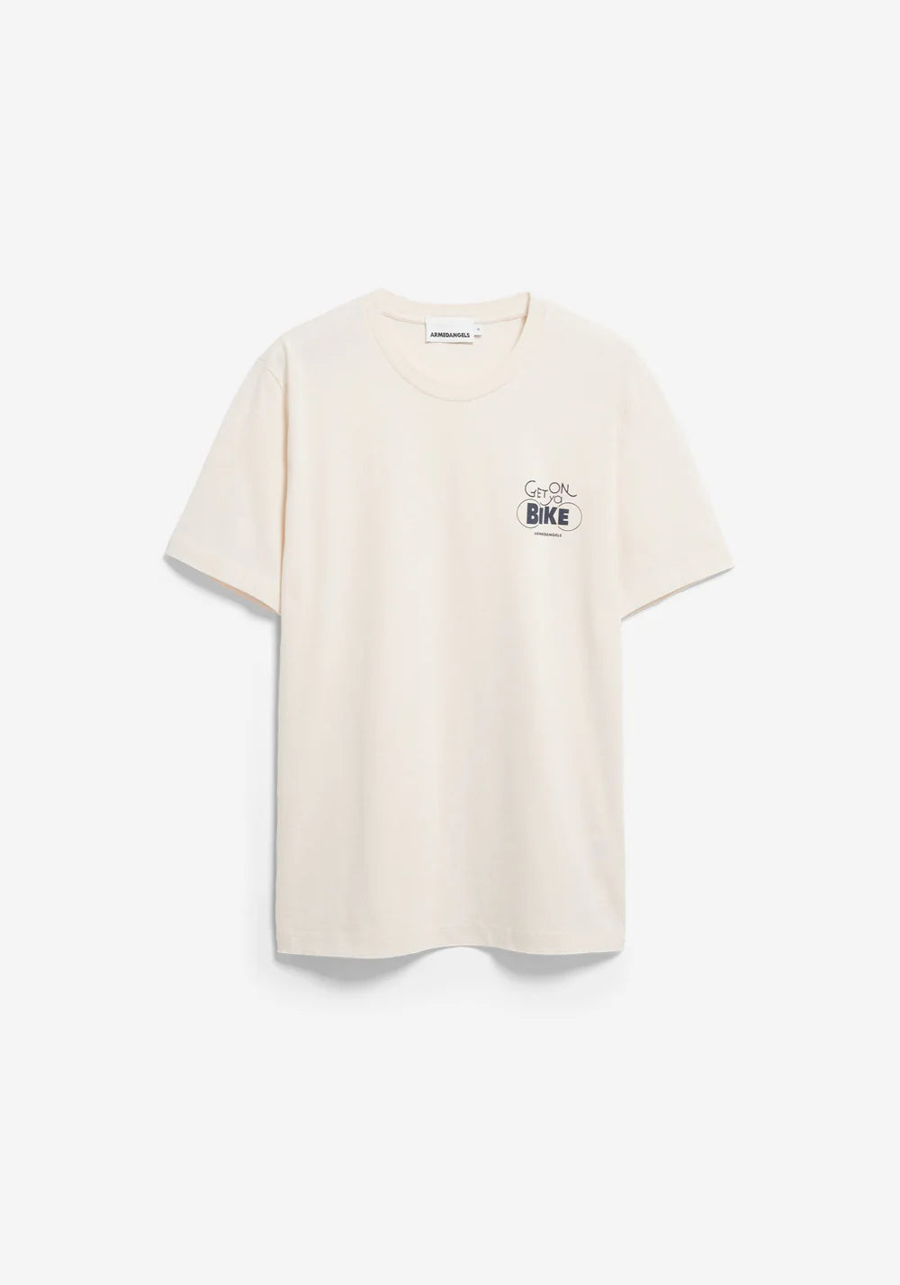 Armedangels JAAMES BIKE T-SHIRT FS25 in pure