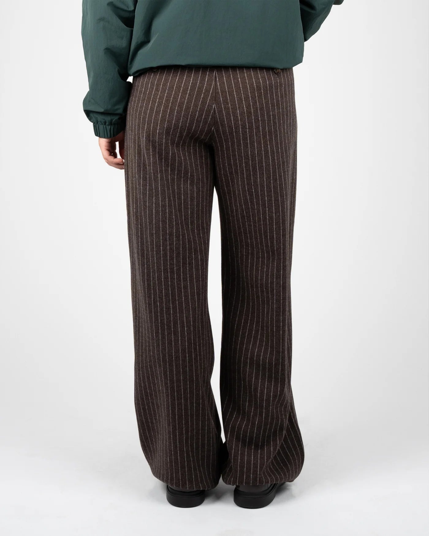 Prohibited Revival Pinstripe Pleated Pants