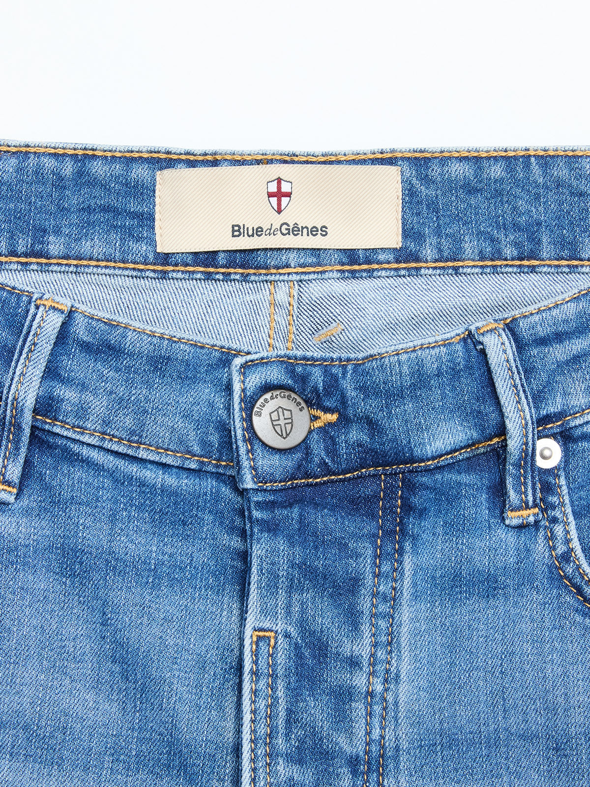 blue de genes BGvinci Hera Used Jeans in Vintage Wash