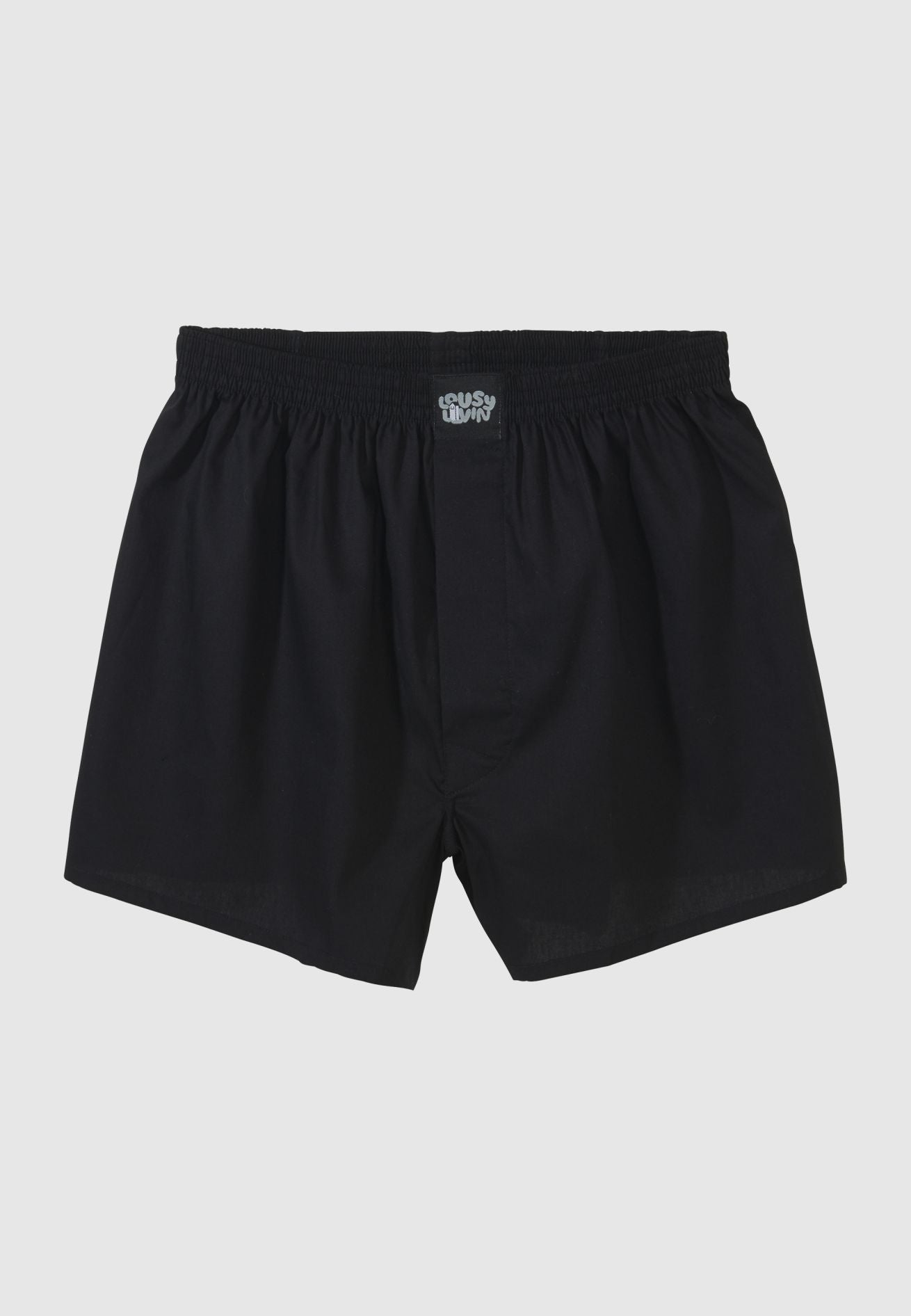 Cleptomanicx Lousy Livin 3Pack Boxershorts Plain