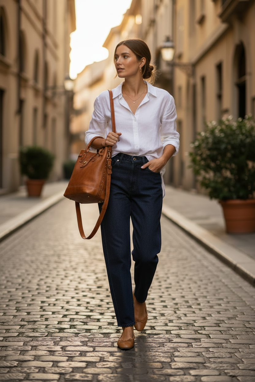 Armedangels Baarly High Waist Barrel Jean Damen