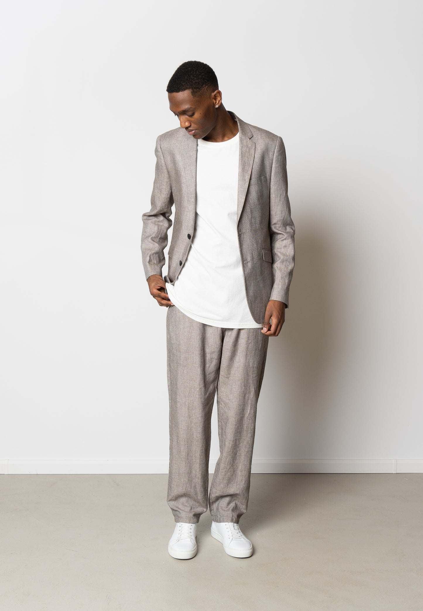Clean Cut Copenhagen Roman Linen Unconstructed Blazer