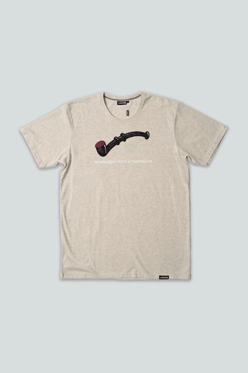 Lakor Lakridspipe Tee in oatmeal melange