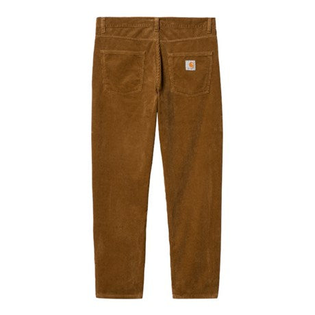 Carhartt Wip Newel Pant FW24 in Deep H Brown/rinsed