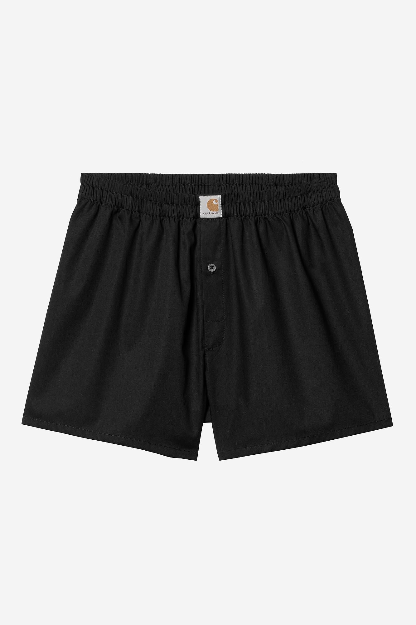 Carhartt WIP Cotton Boxer Pre Summer 2025 in Seaton Stripe, Black