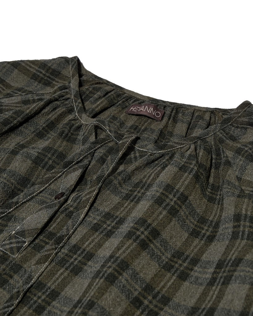 MosMosh MMHChe Check Blouse