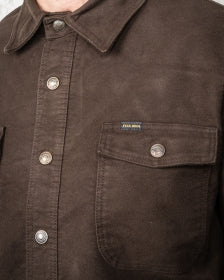 Pike Brothers 1943 CPO Shirt Moleskin Soil Brown