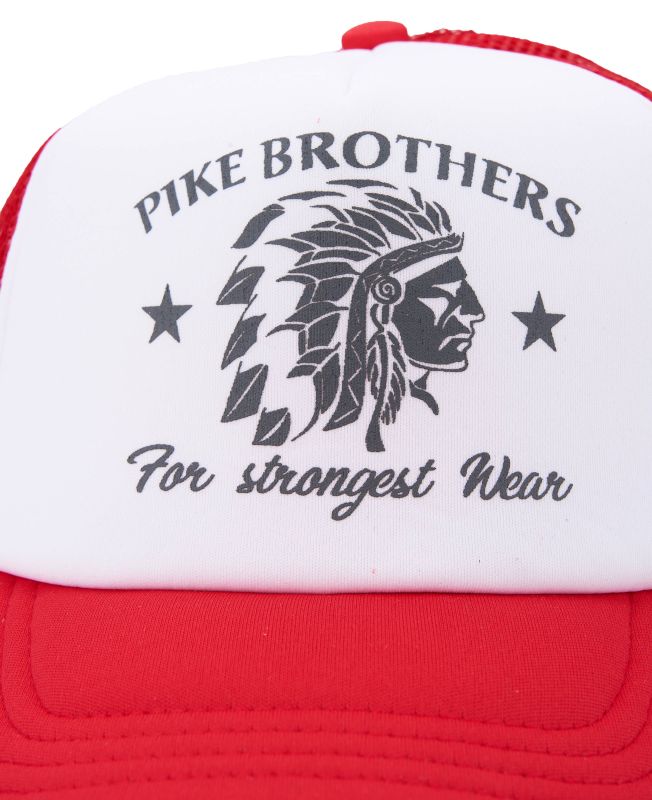 Pike Brothers 1967 Trucker Cap Chief red