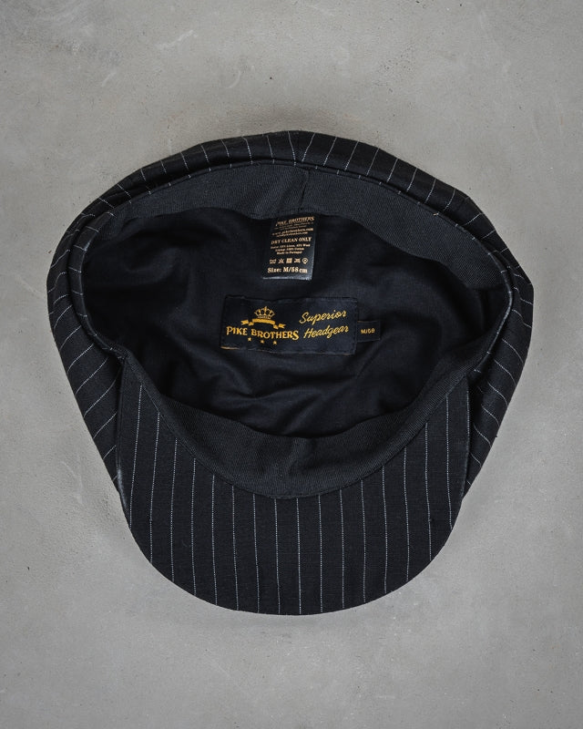 Pike Brothers 1928 Newsboy Cap Chicago Black