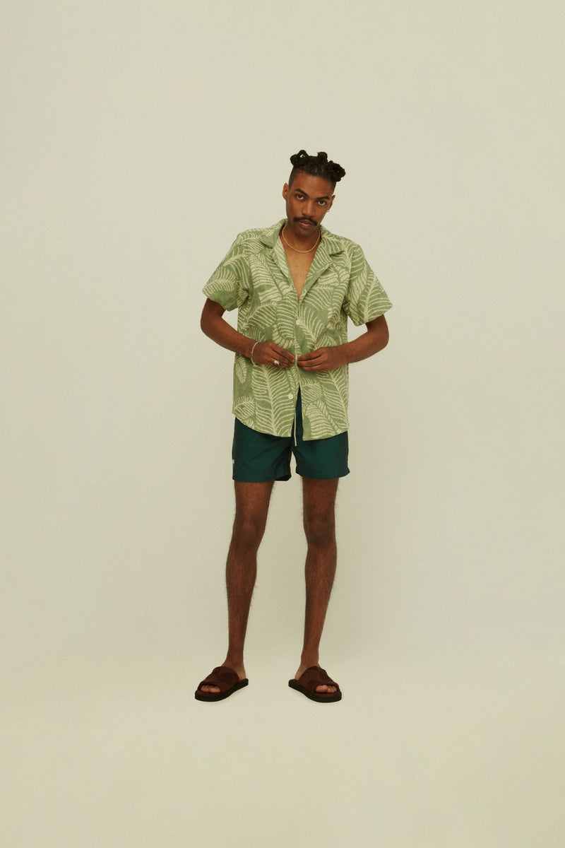 OAS Banana Leaf Cuba Terry Shirt | Sincity | Flensburg