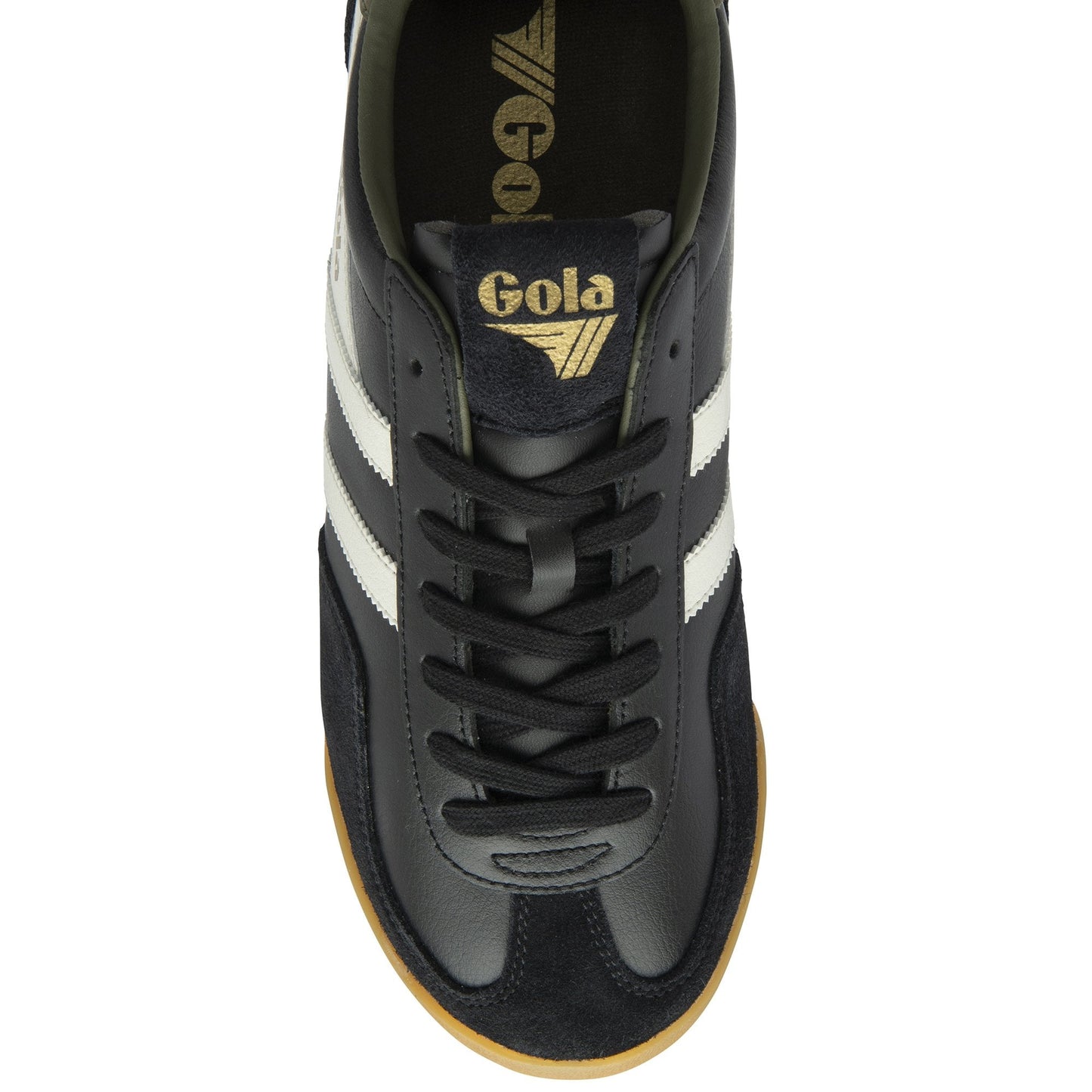 Gola Europa Leather Man in Schwarz/Off White/Khaki