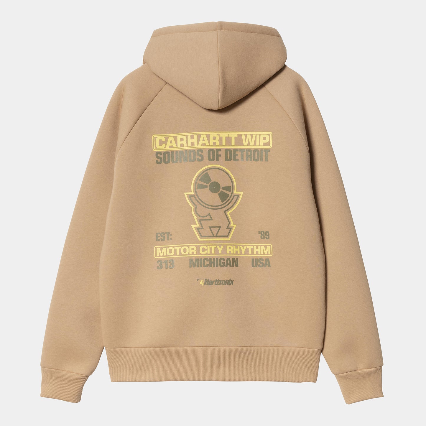 Carhartt WIP Harttronix Car-Lux Hooded Jack Pre Summer 2025 in Dusty H Brown/Grau
