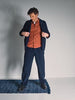 Blue De genes Etsu Cord Chino in Dunkelblau