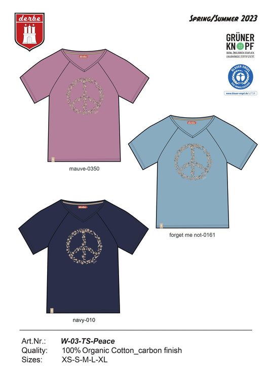 Derbe Hamburg Damen Peace T-Shirt