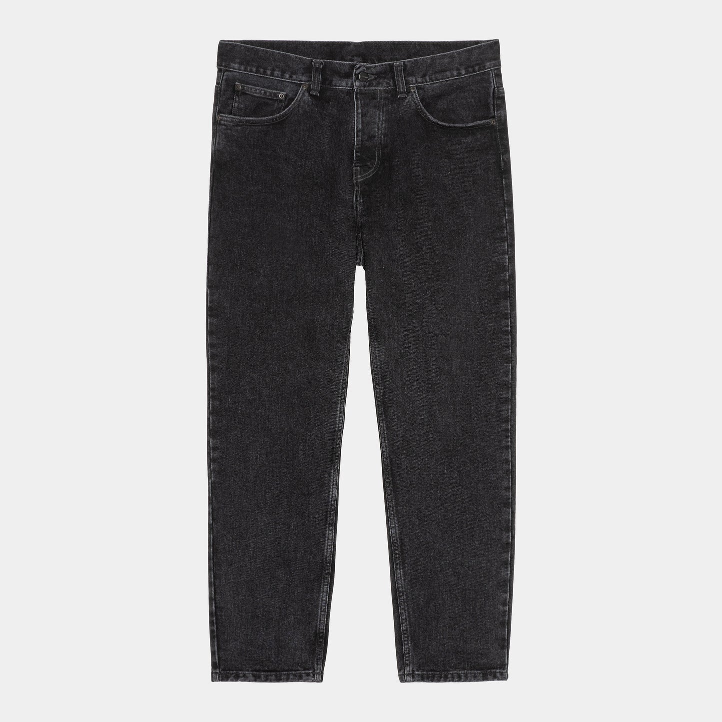 Carhartt WIP Newel Pant Organic Maitland Denim stone washed in Schwarz