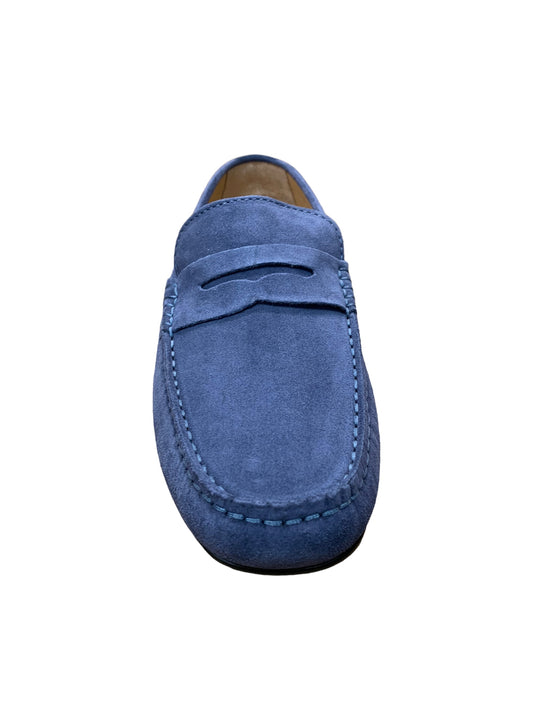 Giorgio 1958 Mokassins Velour Jeans SCARPA PELLE FONDO GOMMA
