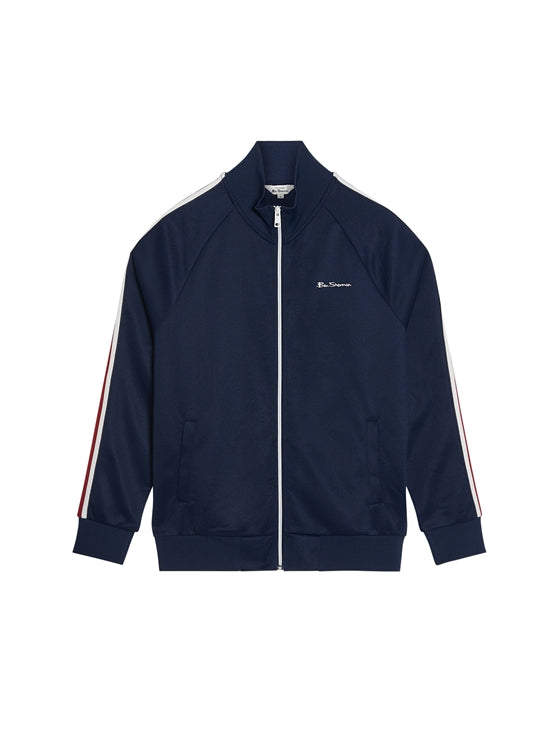 Ben Sherman HOUSE TAPED TRACK TOP in DARK NAVY