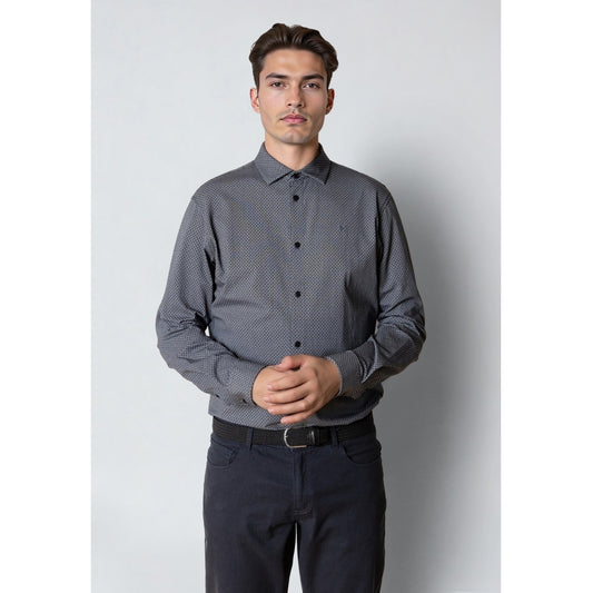 Clean Cut Copenhagen Clean Formal AOP Stretch Shirt L/S