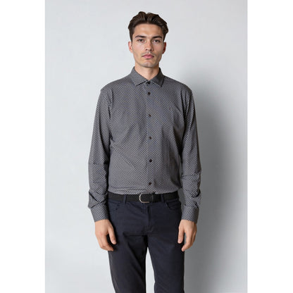 Clean Cut Copenhagen Clean Formal AOP Stretch Shirt L/S