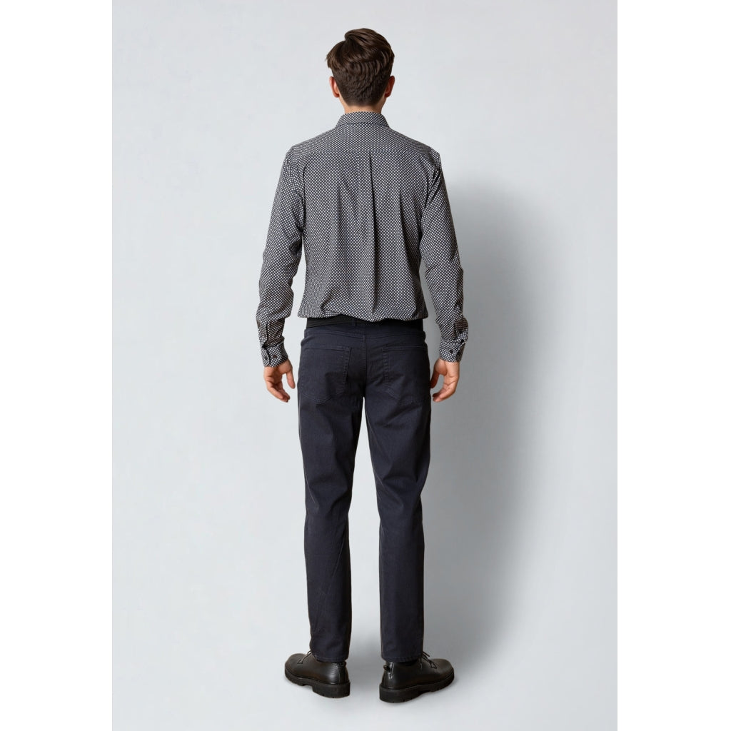 Clean Cut Copenhagen Clean Formal AOP Stretch Shirt L/S