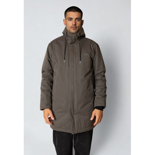 Fat Moose Sailor Long Jacket in Beetle Green