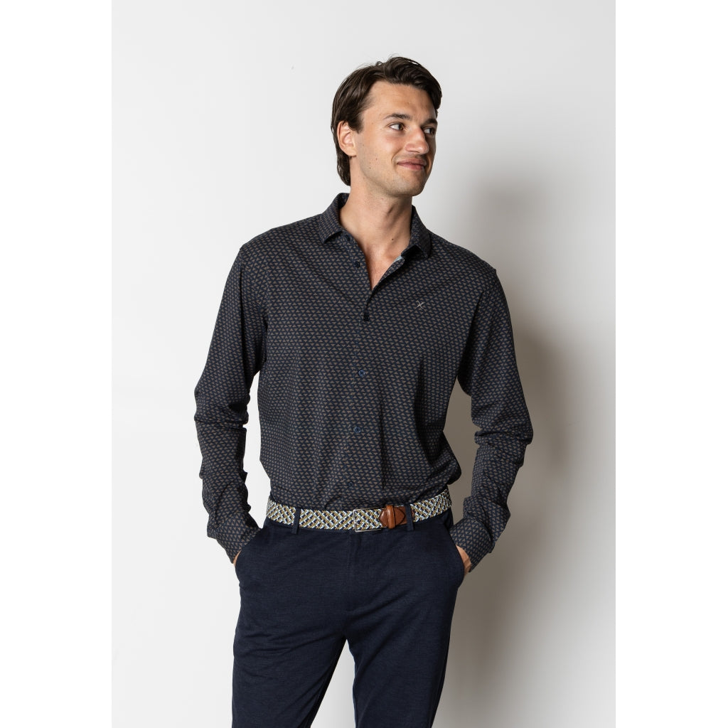 Clean Cut Copenhagen Clean formal aop stretch shirt L/S