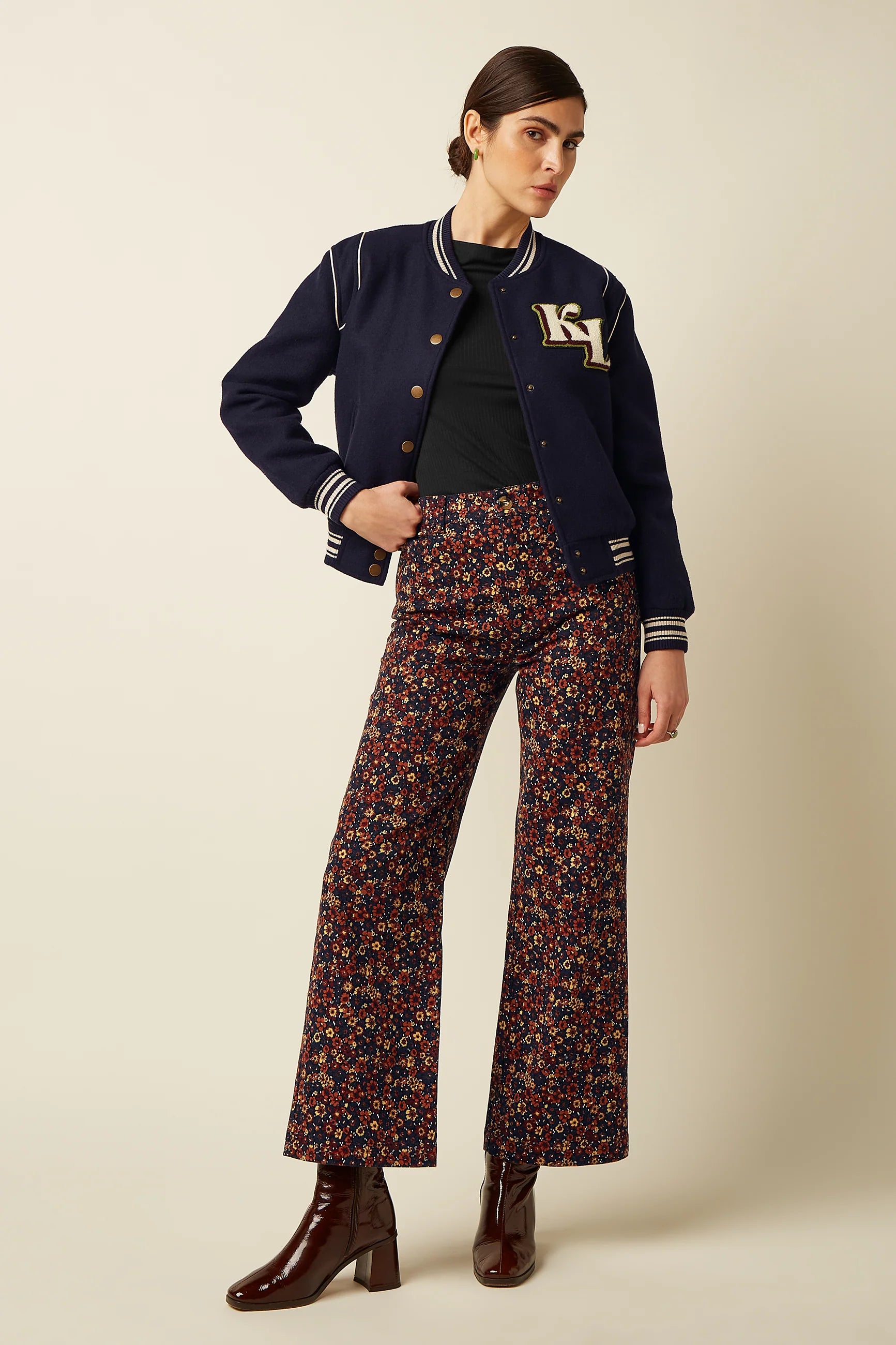 King Louie Varsity Jacket Arizona Damen HW26 in Evening Blue