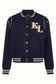 King Louie Varsity Jacket Arizona Damen HW26 in Evening Blue