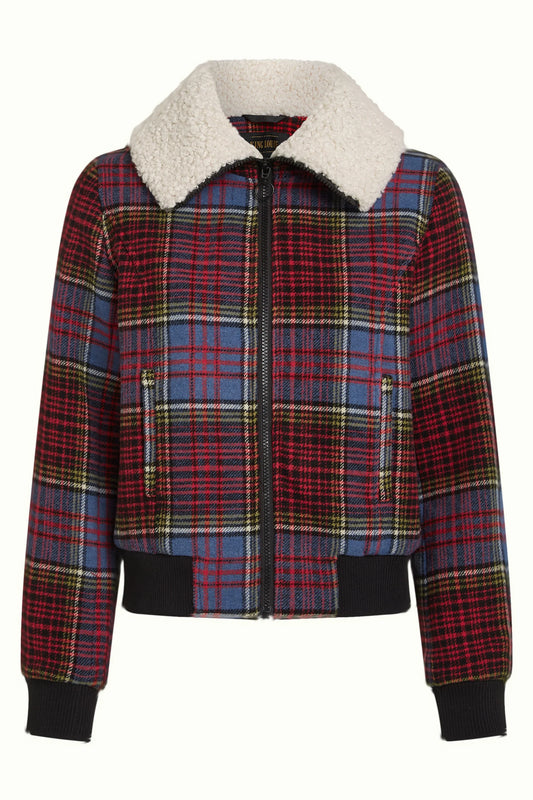 King Louie Arizona Jacket Banda Check Damen HW26