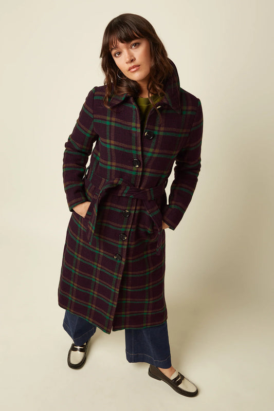King Louie Arabella Coat Vera Check Damen HW26