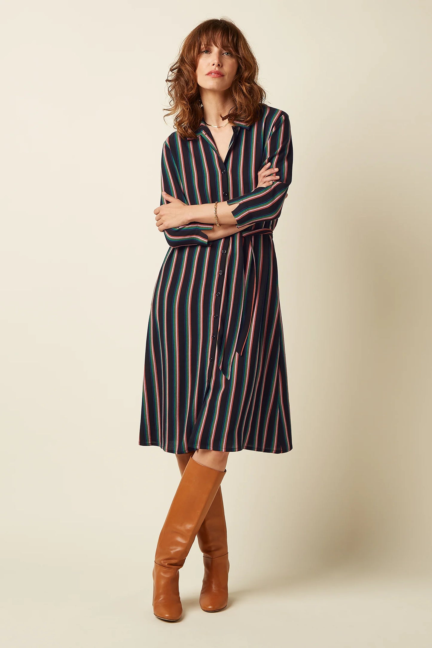 King Louie Claire Dress Harley Stripe Damen HW26