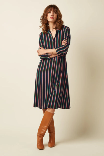 King Louie Claire Dress Harley Stripe Damen HW26