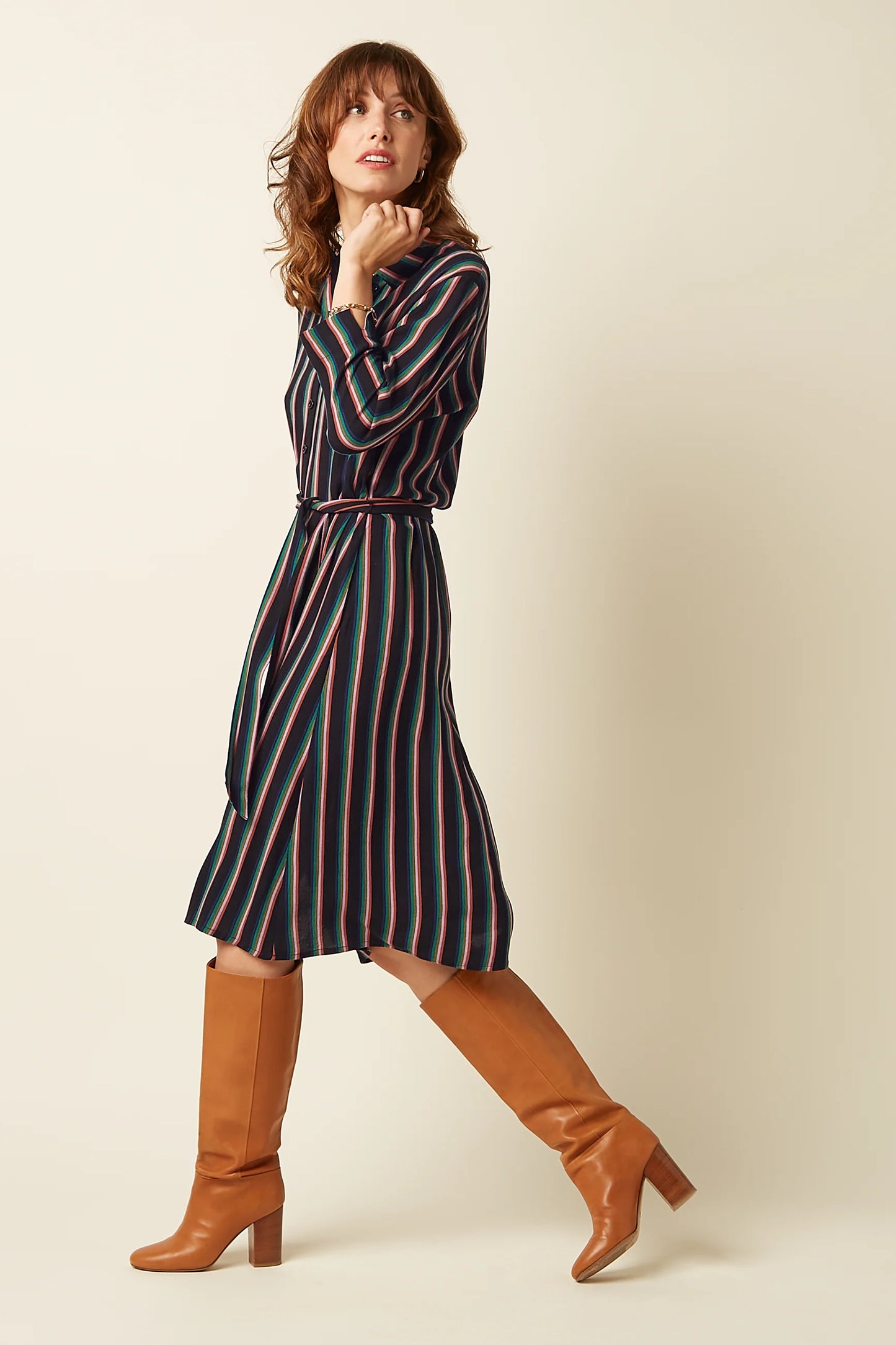King Louie Claire Dress Harley Stripe Damen HW26