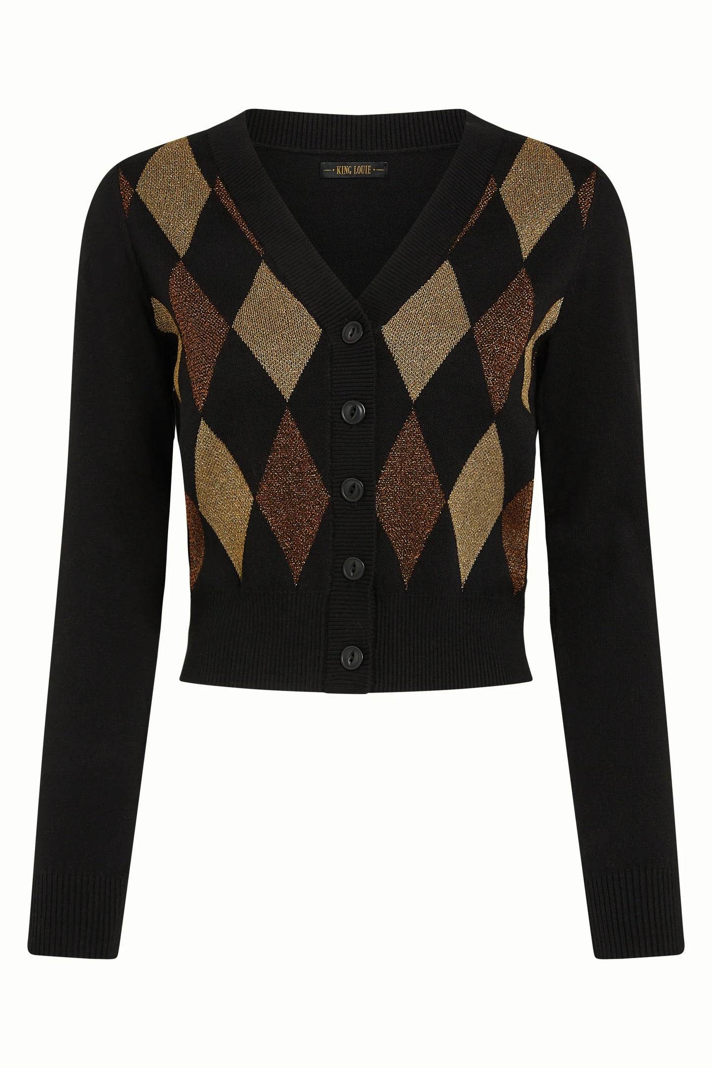 King Louie Cardi V Glim Damen HW26 in Schwarz