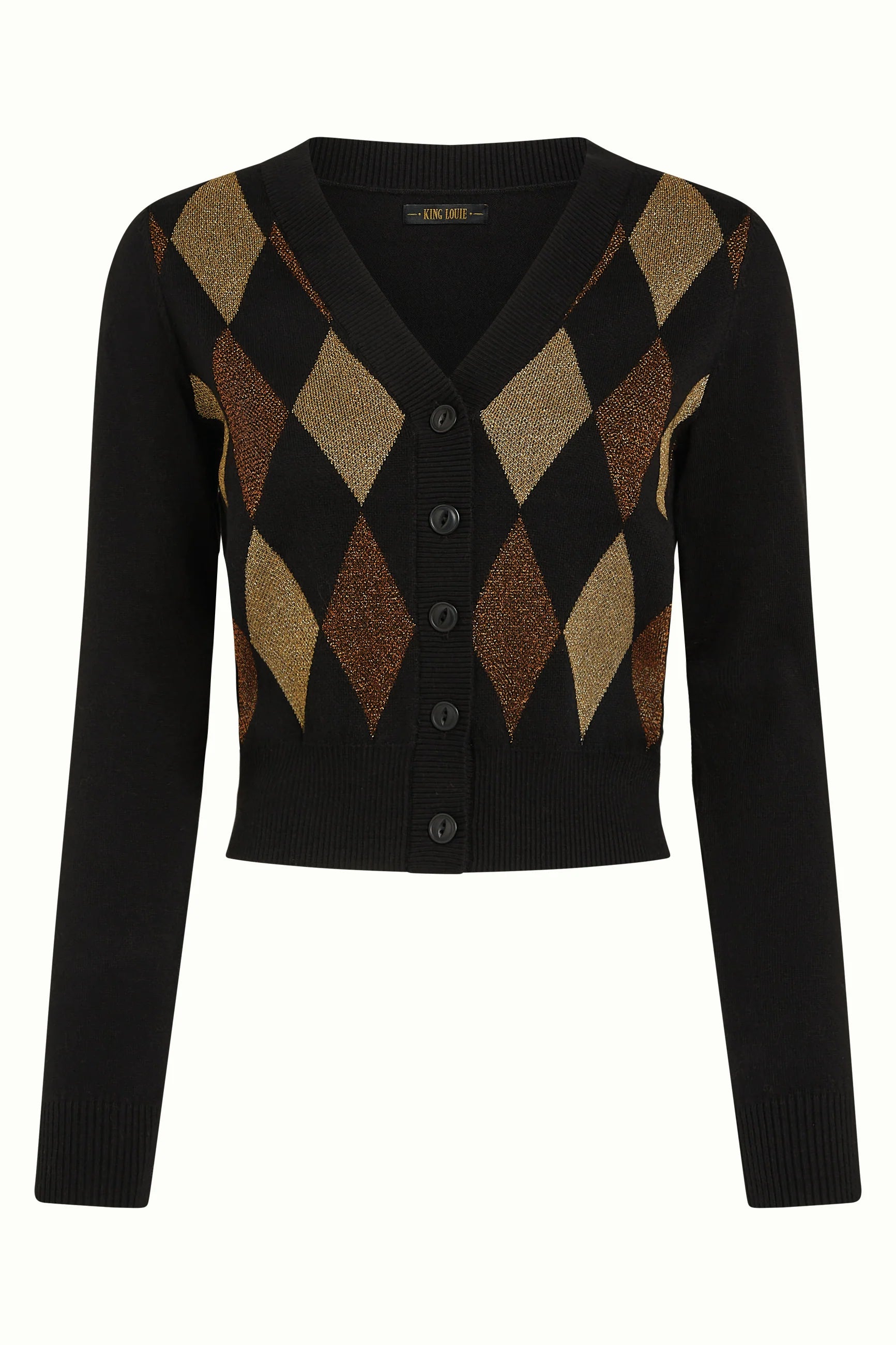 King Louie Cardi V Glim Damen HW26 in Schwarz