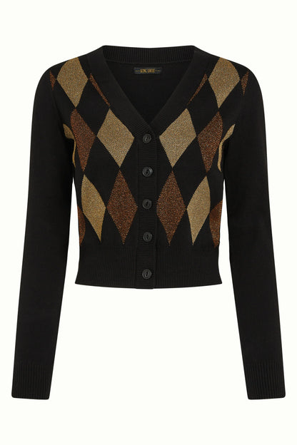 King Louie Cardi V Glim Damen HW26 in Schwarz