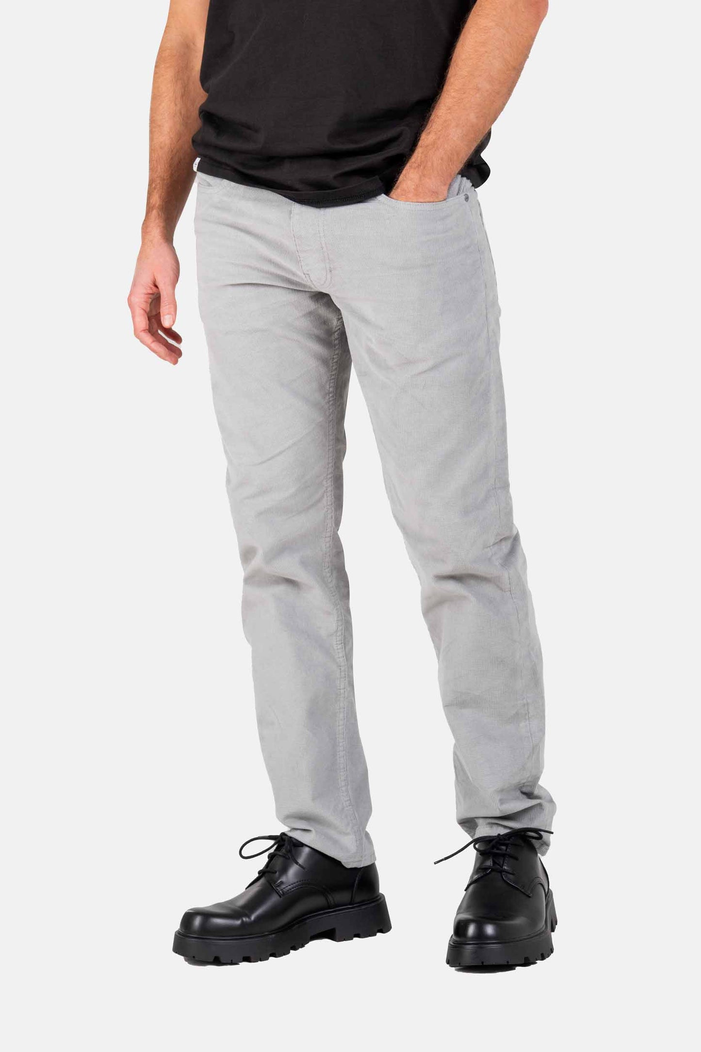 Reell Jeans Barfly FS25 in 140 Grey Square Cord