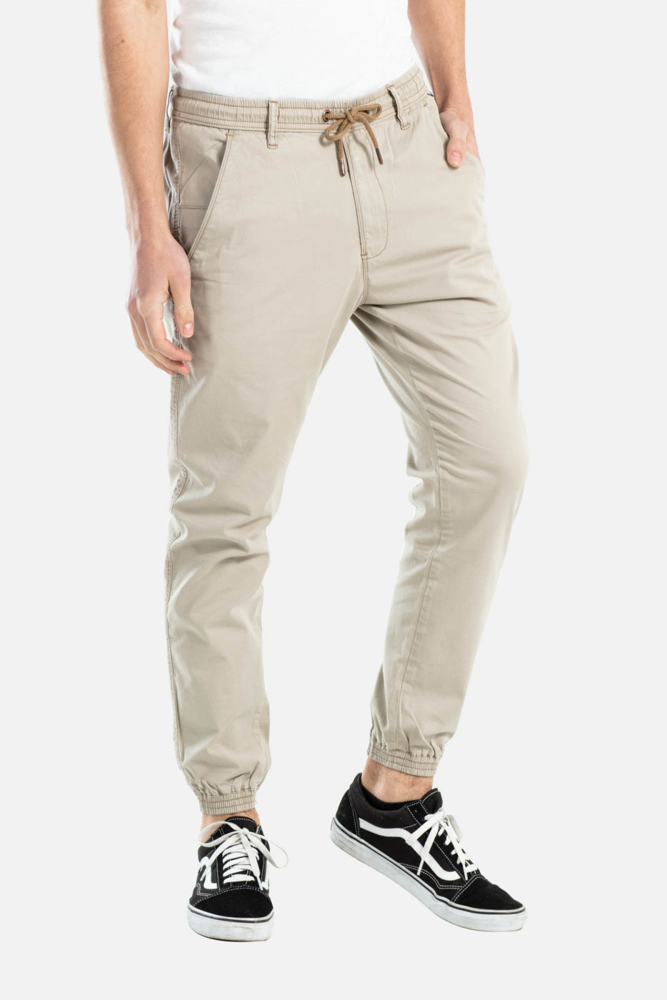 Reell Reflex 2 LW Jogger Pant in Beige