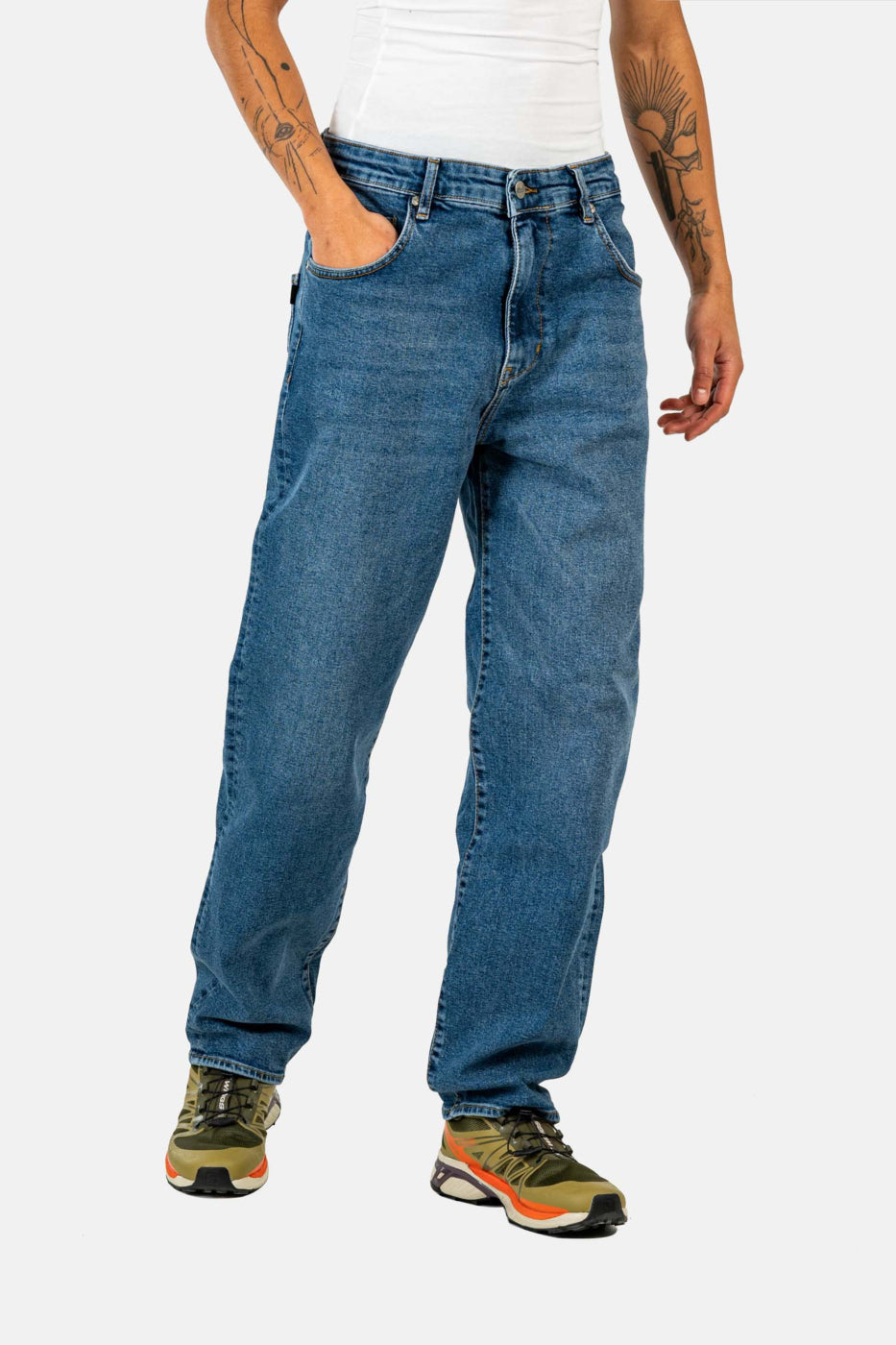 Reell Jeans Solid in Retro Mid Blue