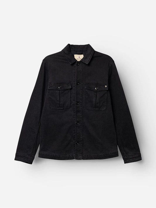Blue De Genes BGbarnaba Iro Overshirt in Dunkelblau
