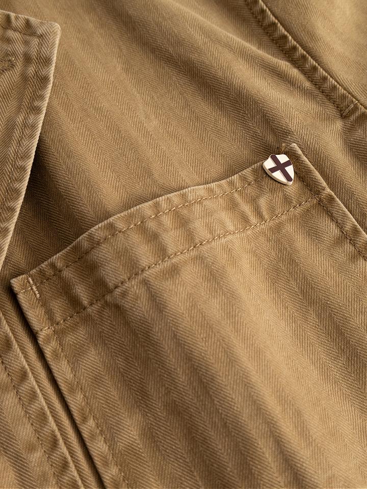 Blue De Genes BGgabbiano Rory Blazer in Khaki