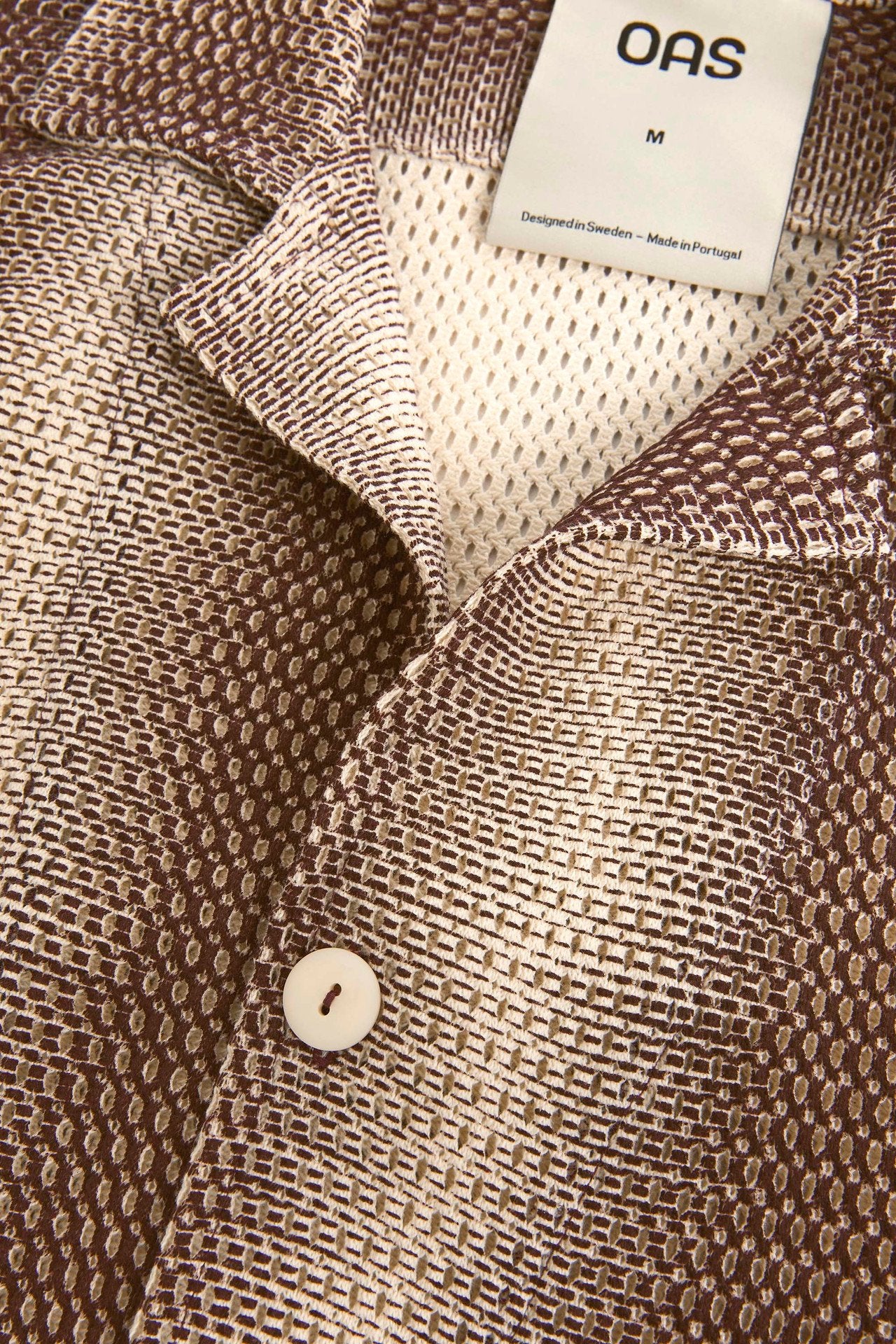 OAS Merlot Echo Cuba Net Shirt
