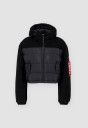 Alpha Industries Teddy Puffer Wmn in Schwarz