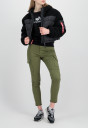 Alpha Industries Teddy Puffer Wmn in Schwarz