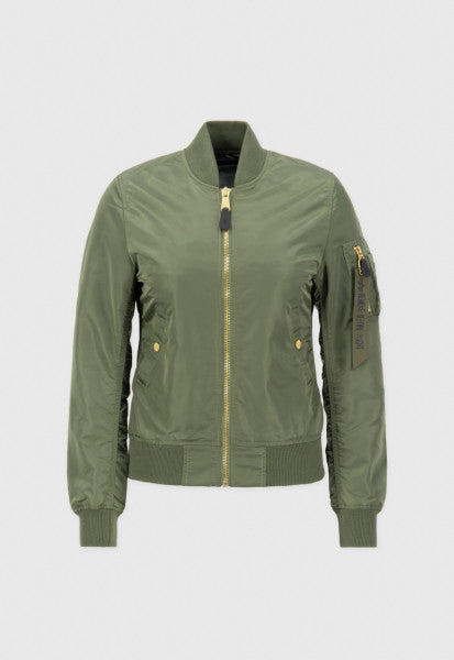 Alpha Industries MA-1 VF LW Wmn in sage-green/gold