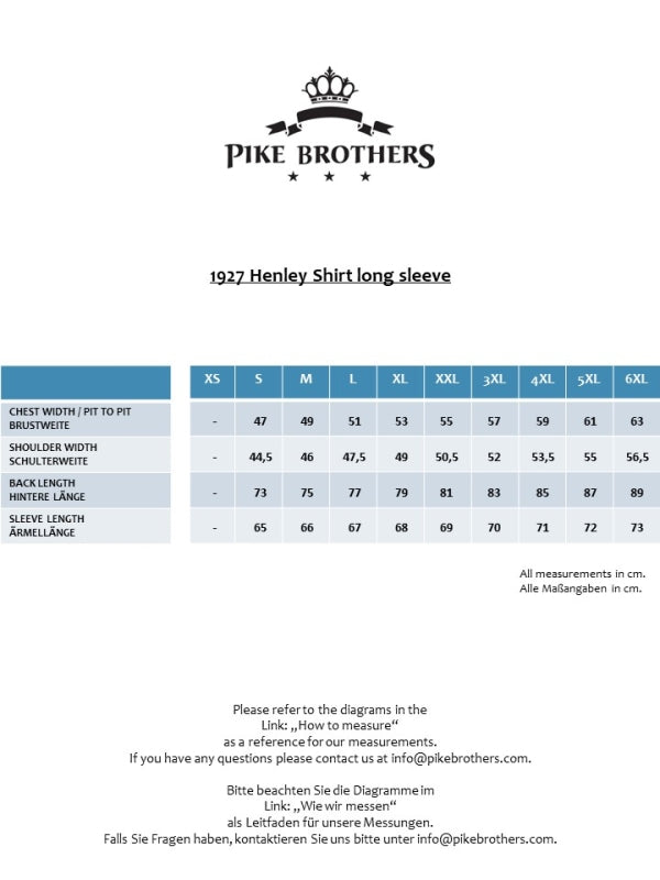 Pike Brothers 1927 Henley Shirt long sleeve faded black